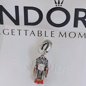 Pandora Chinese Opera Dangle Country Exclusive Charm S925 Silver Pendant